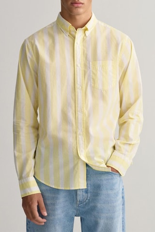 Chemise regular - Jaune