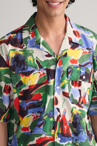 Chemise - Vert clair et jaune