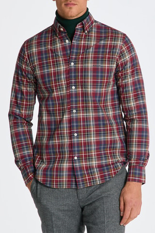 Chemise droite - Rouge