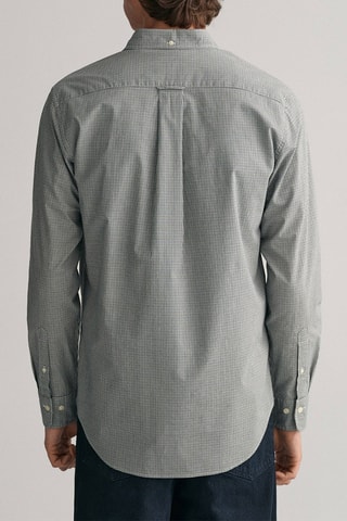 Chemise regular - Vert foncé et blanc