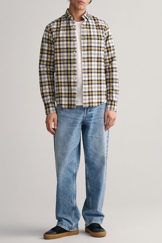 Chemise regular - Jaune
