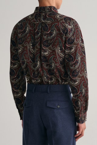 Chemise regular - Rouge brique