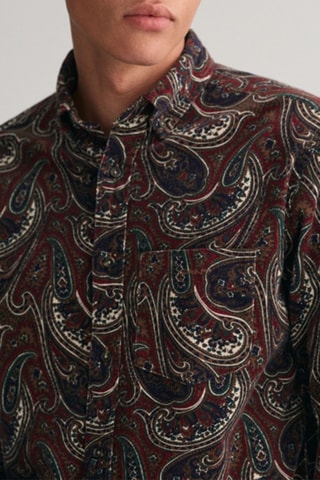 Chemise regular - Rouge brique