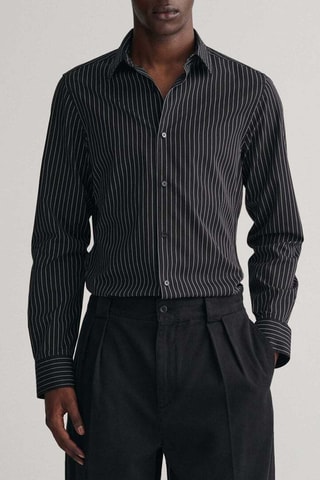 Chemise slim - Noir