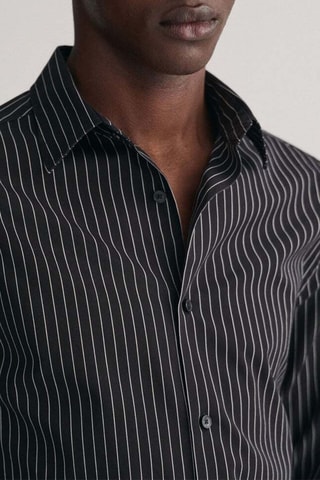 Chemise slim - Noir