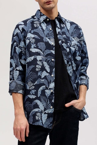 Chemise regular - Bleu marine