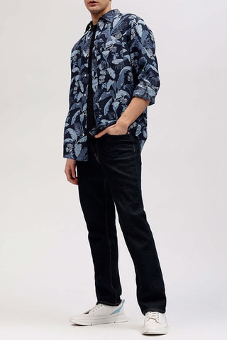 Chemise regular - Bleu marine