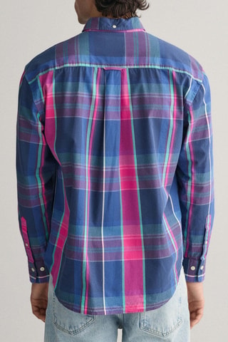Chemise en coton biologique - Bleu marine