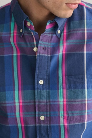 Chemise en coton biologique - Bleu marine