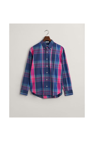 Chemise en coton biologique - Bleu marine