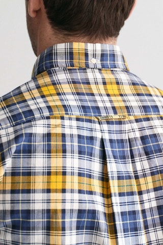 Chemise regular en coton biologique - Jaune