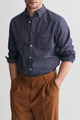 Chemise regular - Bleu marine