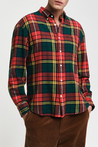 Chemise regular - Rouge