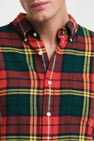 Chemise regular - Rouge