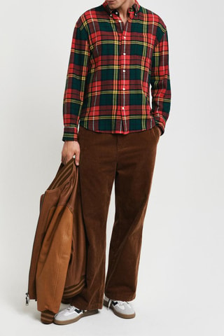 Chemise regular - Rouge