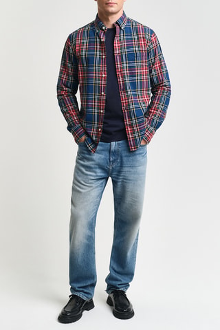 Chemise regular - Indigo