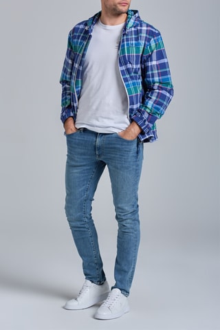 Veste à capuche - Bleu foncé
