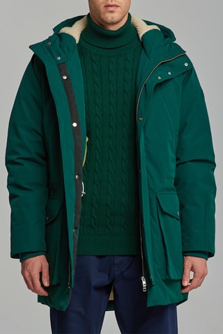 Parka à capuche - Vert émeraude