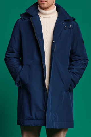Parka à capuche - Bleu marine
