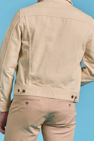 Veste en jean en coton biologique - Ecru
