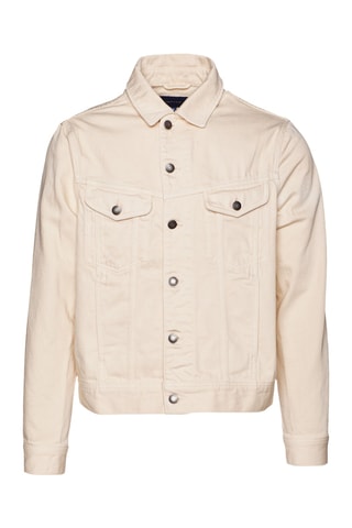 Veste en jean en coton biologique - Ecru