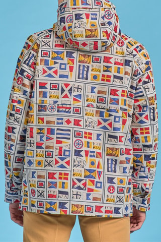 Coupe-vent à capuche - Ecru