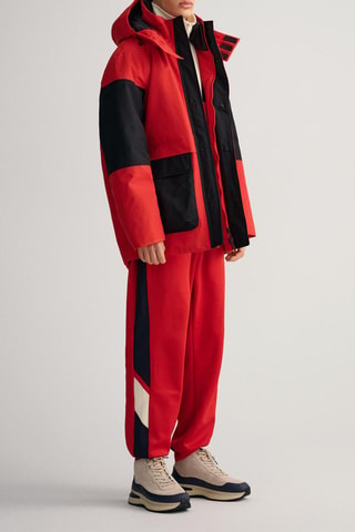 Parka à capuche - Rouge
