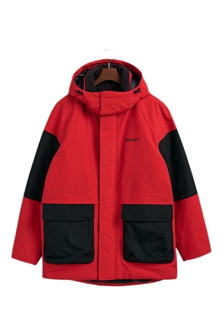 Parka à capuche - Rouge