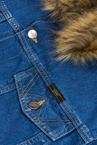Veste en jean - Bleu cobalt