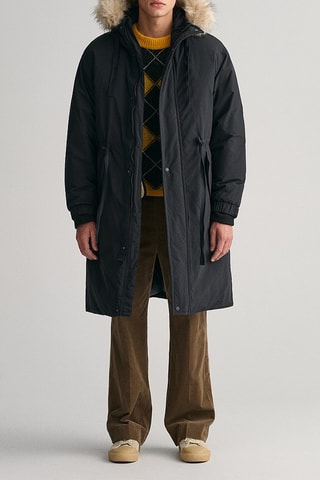 Parka à capuche - Noir