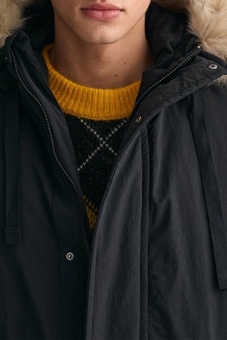 Parka à capuche - Noir