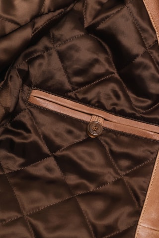 Veste en cuir d'agneau - Marron