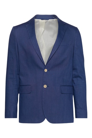 Veste en lin - Bleu marine