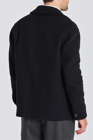 Veste en laine d'agneau - Noir