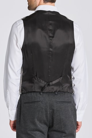 Gilet de costume en laine - Noir