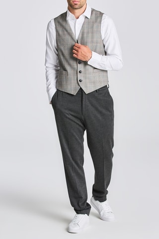 Gilet de costume en laine - Noir