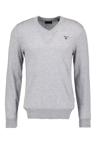 Pull en laine d'agneau - Gris clair chiné