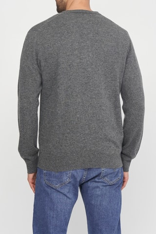 Pull en laine d’agneau - Gris foncé chiné