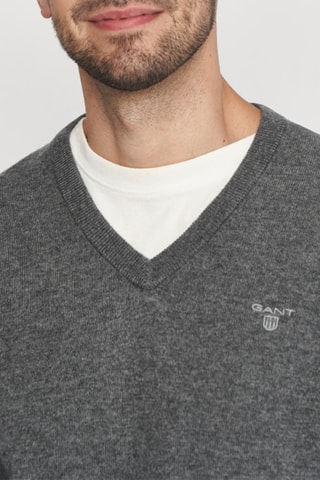 Pull en laine d’agneau - Gris foncé chiné