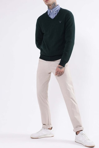 Pull en laine d’agneau - Vert foncé