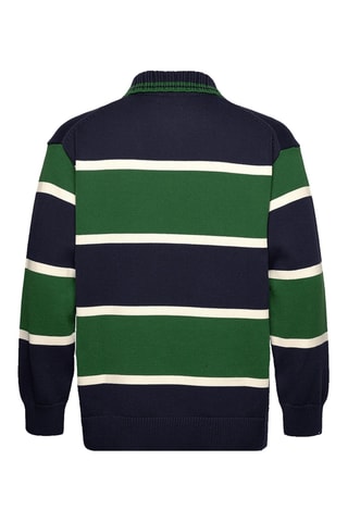 Pull en coton biologique - Bleu nuit