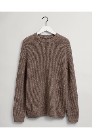 Pull en laine - Marron chiné