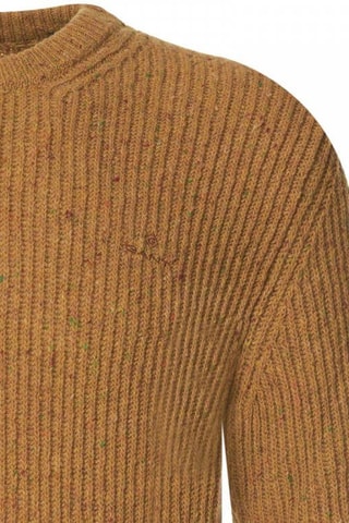 Pull en laine d’agneau - Moutarde