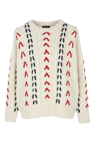 Pull en coton biologique - Ecru