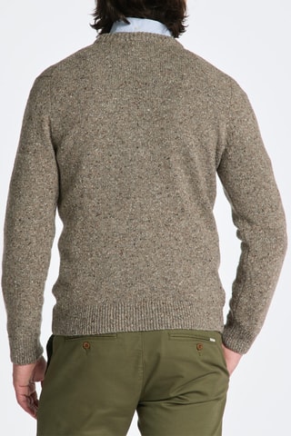 Pull en laine d’agneau - Gris foncé chiné