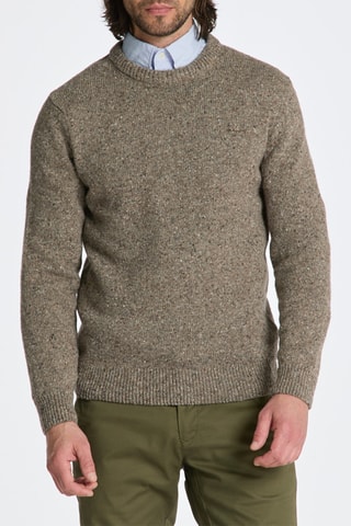 Pull en laine d’agneau - Gris foncé chiné
