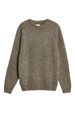 Pull en laine d’agneau - Gris foncé chiné