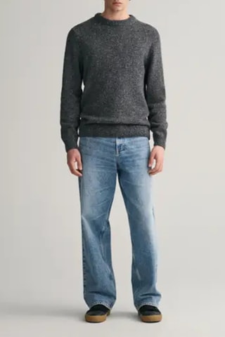 Pull en laine d’agneau - Anthracite chiné