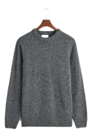 Pull en laine d’agneau - Anthracite chiné
