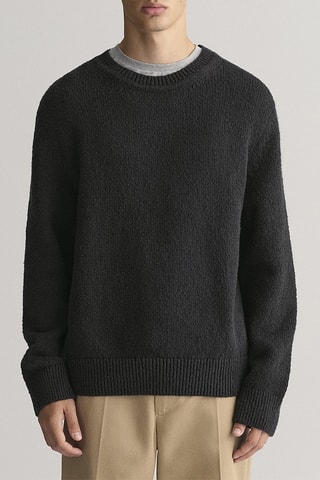 Pull en coton biologique - Noir